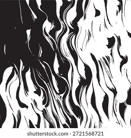 Textura de trazo de pincel de Vector. Angustiado fondo grunge desigual. Abstractas Ilustración vectorial angustiada. Superponer sobre cualquier diseño para crear efectos y profundidad interesantes. Negro aislado en blanco. EPS10
