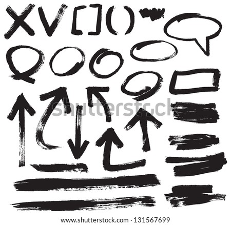 vector brush stroke VOL 4