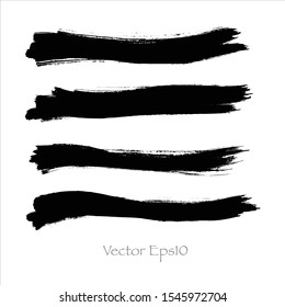 Vector brush stroke watercolor.paint grunge creative illustration.