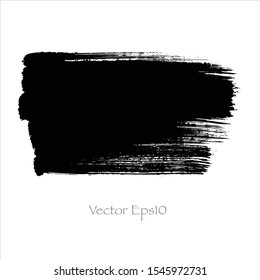 Vector brush stroke watercolor.paint grunge creative illustration.