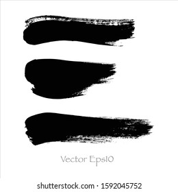 Vector brush stroke watercolor.paint grunge creative illustration.