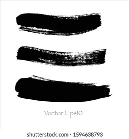Vector brush stroke watercolor.paint grunge creative illustration.
