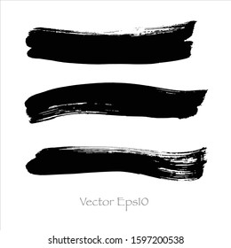 Vector brush stroke watercolor.paint grunge creative illustration.