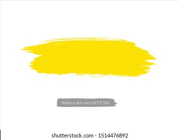 vector brush stroke yellow.creative graffiti illustration image.