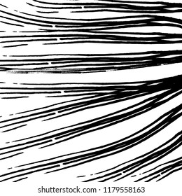 Vector brush strokes, black and white colors forming a real pattern, vector illustration