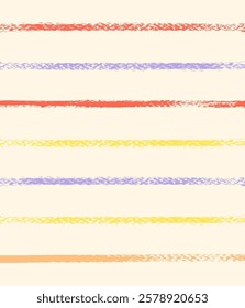 vector brush strokes, bold hand-drawn stripes, grunge dry brush texture. Calligraphy-inspired rough lines, bright striped patterns, charcoal scribbles, and marker highlights for design elements.