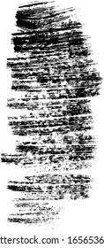 Vector brush strokes. Hand drawn brush splash. Real paint strokes. Graphic resources. Dry brush