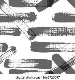 Vector brush strokes. Seamless pattern. Background image