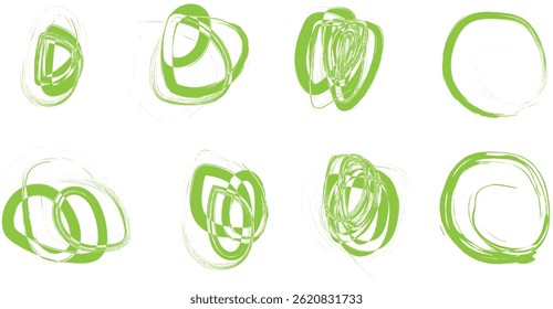Vector Brush Strokes Set , Brush Stroke Set – Perfect for Posters , Abstract Vector Brush Strokes , Paint Style Vector Brush Stroke Collection ,