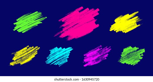 Vector brush strokes .Template for text and advertising.