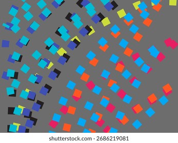 Vector Pinceladas, amarillo, azul, azul oscuro, fondo. Conjunto de cuadros de texto de colores. Colección de pincel de pintura. Textura de Anuncio de pincel sucio.