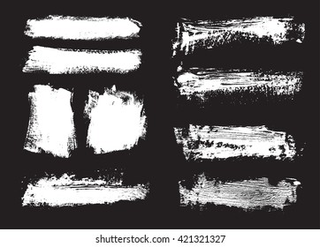 Vector Brush Strokes.Hand Drawn Brushes.