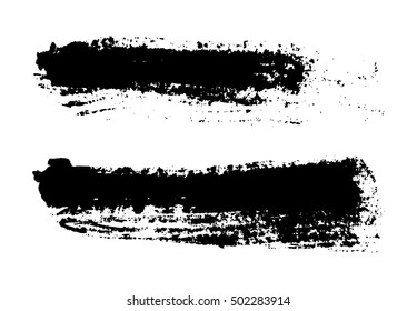 Vector Brush Strokes.Hand Drawn Brushes.