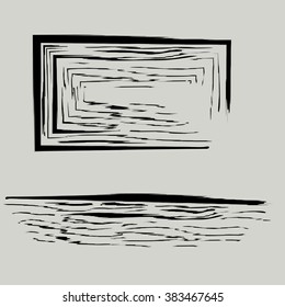 vector brush.creative tool of the artist