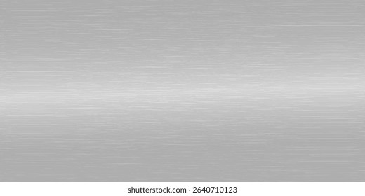 Vector brushed metal texture. Steel background with scratches.