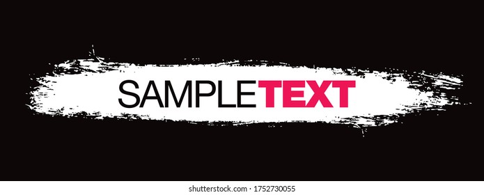 vector brushstroke background, vector illustration