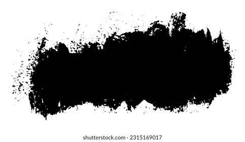Vector brushstroke. Text frame and grunge patch. Highly detailed abstract vector backgrounds.