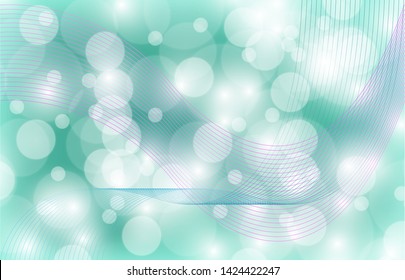 vector of bubble abstract background template with modern design, beauty and elegant with gradient colors and colorful, eps 10.