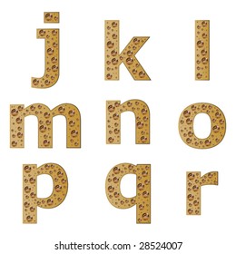 vector bubble alphabet - part 2