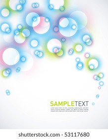 Plano de Fundo da Bolha Vetorial