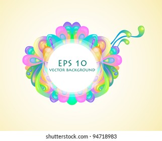 vector bubble  background