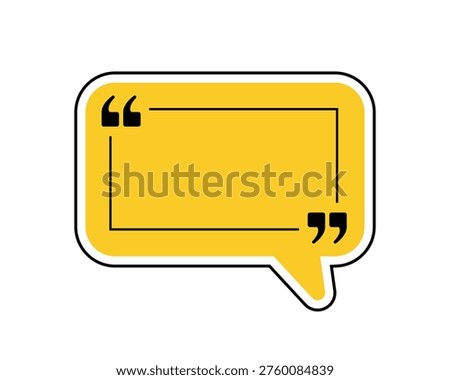 Vector Bubble Message With Text Space for Social Media