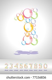 Vector bubble numbers set
