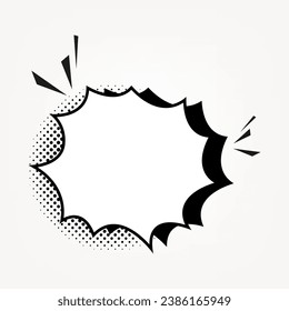 Una burbuja vectorial de letras de venta en burbujas de habla cómica. Colección de tarjetas de descuento - Oferta especial, e ilustraciones de etiquetas, objeto retro blanco para la forma de burbuja de promoción