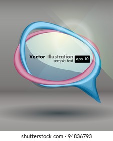 vector bubble for speech