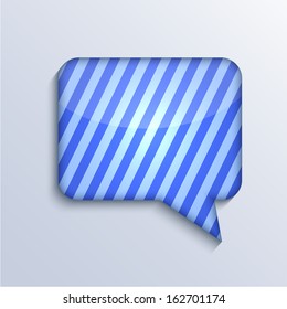 Vector bubble speech background. Eps10