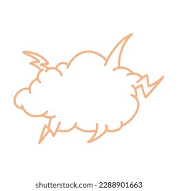 Vector Bubble Speech Illustration, Bubble Text Sticker Element Design