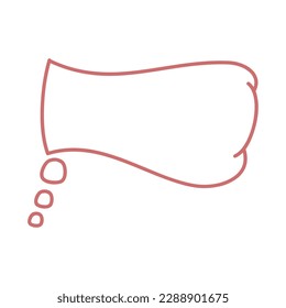 Vector Bubble Speech Illustration, Bubble Text Sticker Element Design