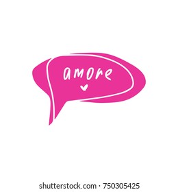 Vector bubble, talk, message symbols, direct speech, elements for design, templates, happy picture.