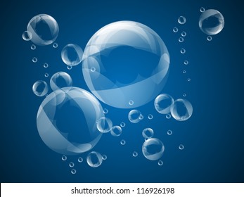 Vector Bubbles In Deep Water