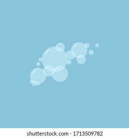 vector bubbles icon on white backround eps 10