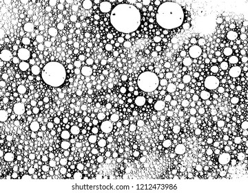 Vector Bubbles Pattern like a Foam Texture