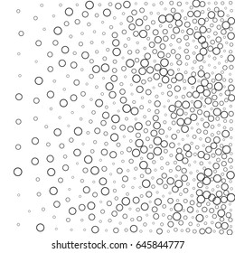 Vector Bubbles Pattern like a Foam Texture