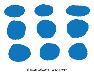 Vector bubbles speech doodle set. hand-drawn.