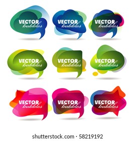 vector bubbles for speech eps10