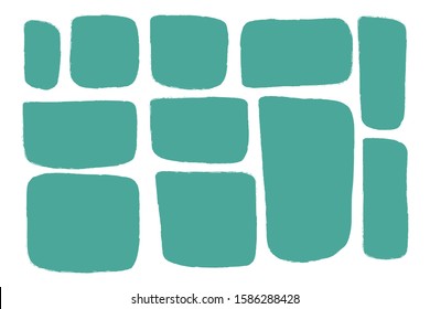 Vector bubbles speech set. hand-drawn. digital printing.