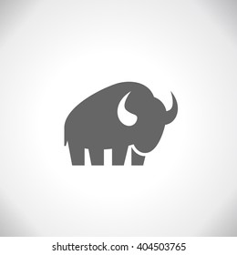 vector buffalo icon