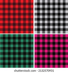 vector buffalo plaid patter, plaid background.