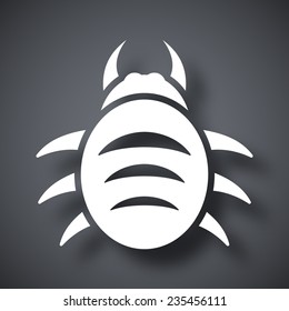 Vector Bug Icon