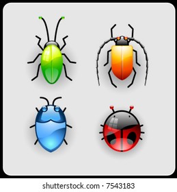 Vector Bug Jewels