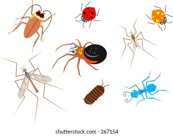 vector bugs collection