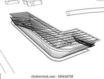 vector building architecture