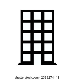 Icono de glifo de construcción de vectores. Ilustración vectorial de símbolo de signo aislado.