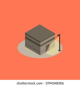 Vector of building icon design with isometric style in 3d shape