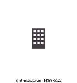Vector building Icon . Lorem Ipsum Illustration design