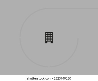 Vector building Icon . Lorem Ipsum Illustration design